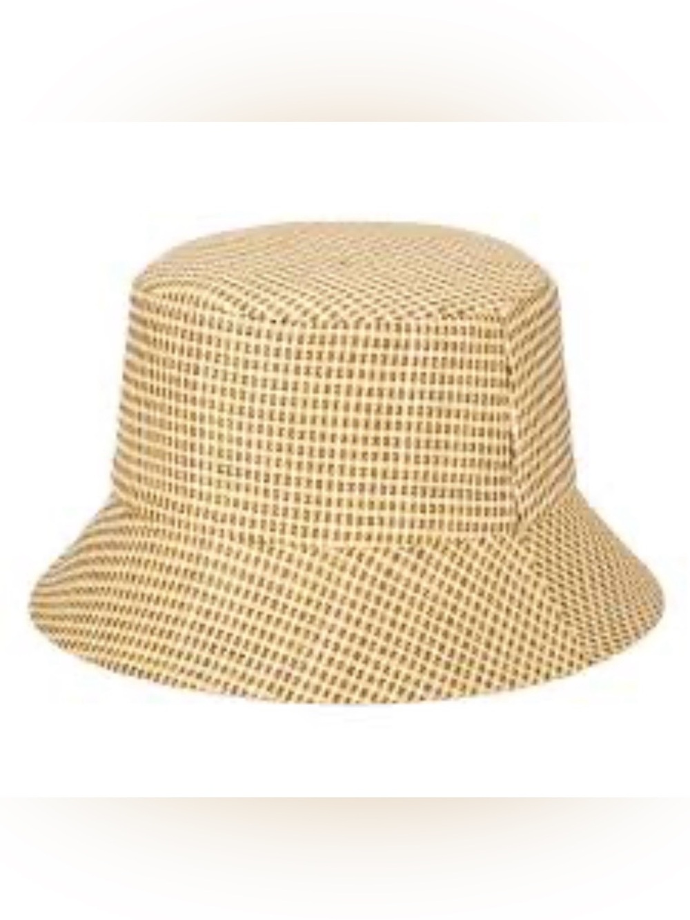 2/$15: Women's Woven Straw-Texture Bucket Hat - Tan
